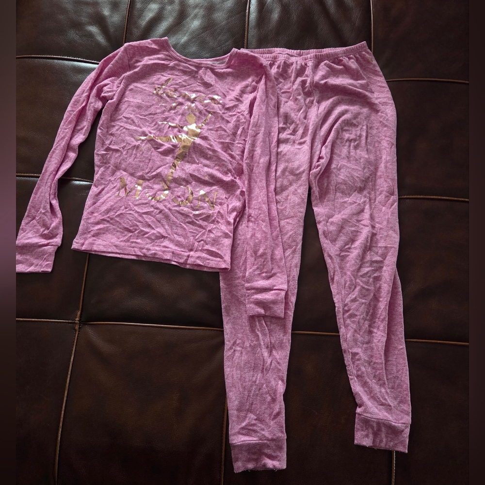 Danskin Pink Girls Pajamas Set 12